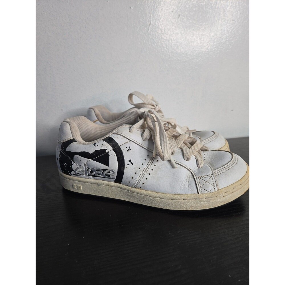 Globe Vice SS Skate Shoes 7.5 Black & White Colorway 2000s Y2K Streetwear